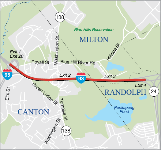 Canton, Milton, Randolph: Interstate Maintenance and Related Work on Interstate 93 Canton, Milton, Randolph: Interstate Maintenance and Related Work on Interstate 93